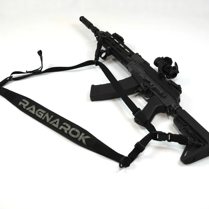 Trzypunktowy pas na broń z szerokim naramiennikiem RAGNAROK KRAKEN SLING Gen.II - Black