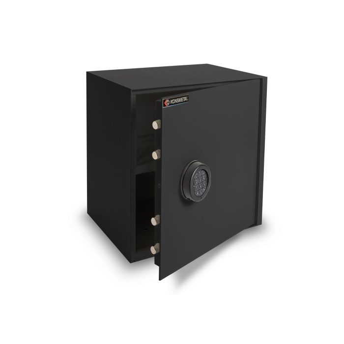Sejf Konsmetal Koliber 45 Czarny, Laptop 15", Klasa S1 - zamek elektroniczny