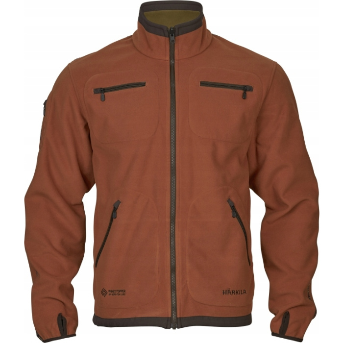Harkila Kamko Fleece Dark Olive/Arabian Spice GORE-TEX WINDSTOPPER (10250008800)