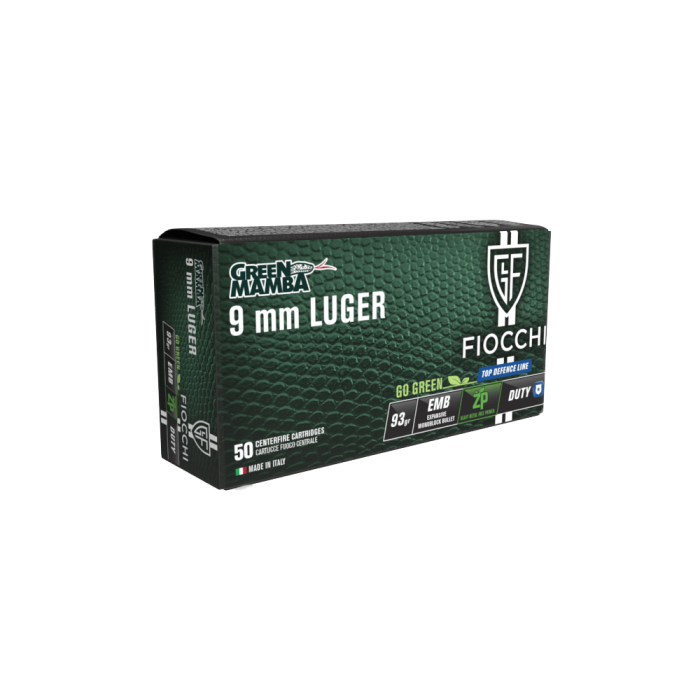 Amunicja FIOCCHI 9×19 Green Mamba EMB - 93gr