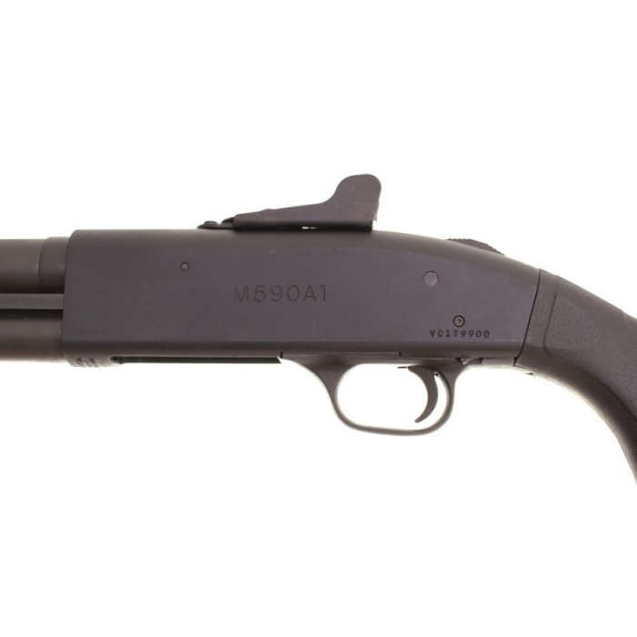 Strzelba powtarzalna MOSSBERG 590A1 kal. 12/76, XS Ghost Ring, parkeryzowana