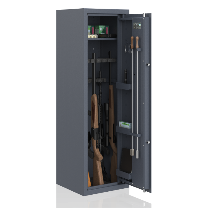 Szafa na broń NOVCAN G3/MODERN/150XL/14+ GRAFITOWA