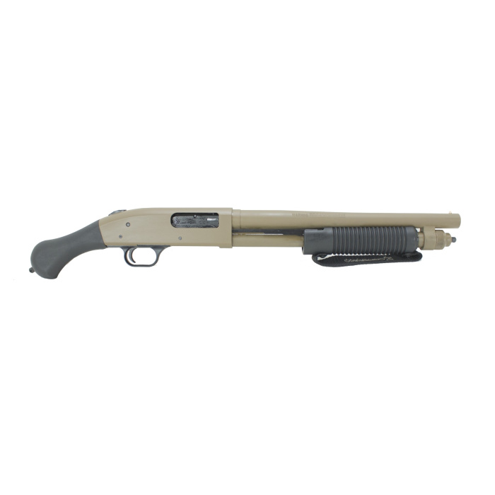 Strzelba powtarzalna MOSSBERG 590 Shockwave kal. 12/76, lufa 365 mm, Cerakote FDE