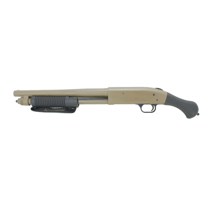 Strzelba powtarzalna MOSSBERG 590 Shockwave kal. 12/76, lufa 365 mm, Cerakote FDE