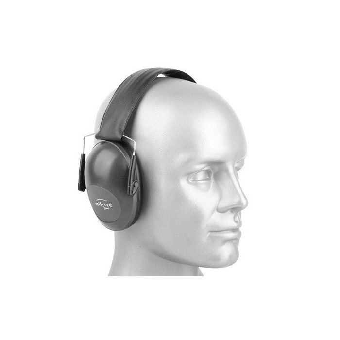 Ochronniki słuchu pasywne Mil-Tec - czarne (16242002)