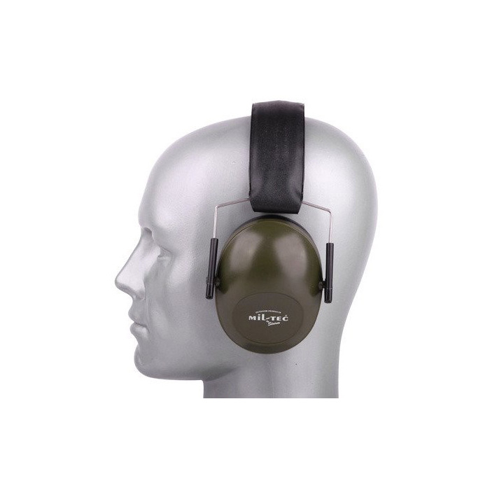 Ochronniki słuchu pasywne Mil-Tec - zielone OD (16242001)