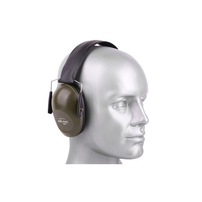 Ochronniki słuchu pasywne Mil-Tec - zielone OD (16242001)