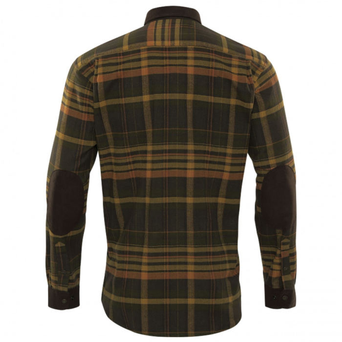 Koszula męska Harkila Pajala ciepła flanelowa - Green/brown (140102038)