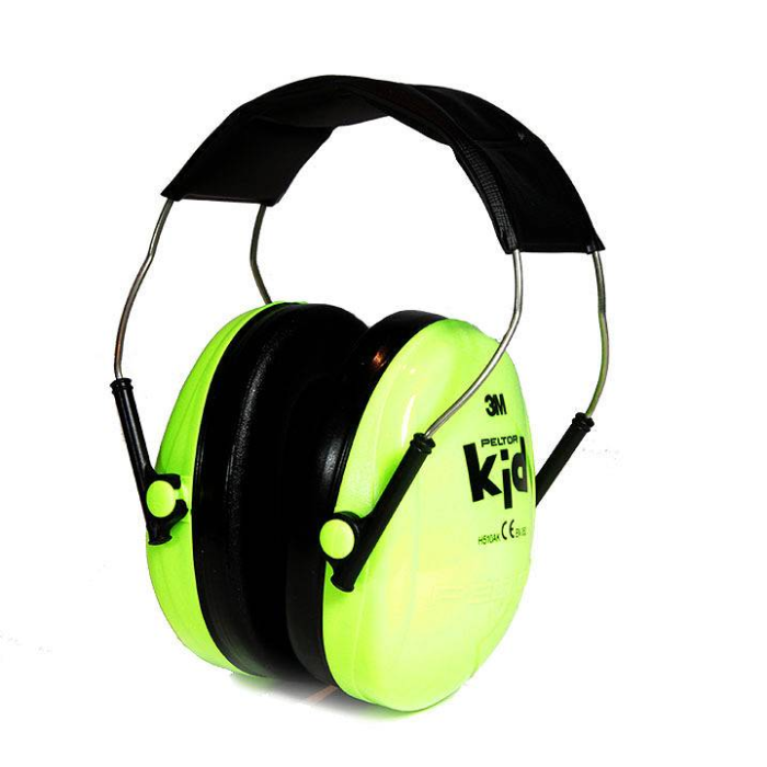 Słuchawki PELTOR 3M KID dla dzieci zielony