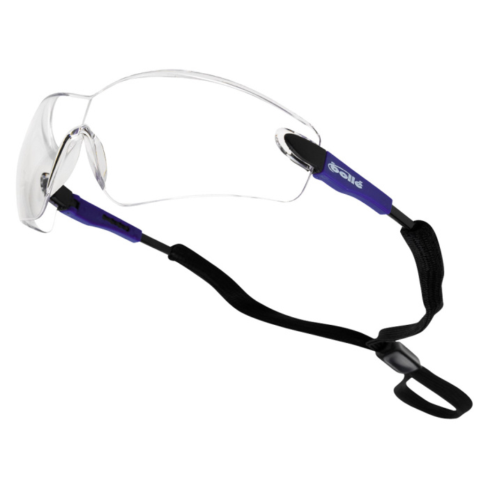 Okulary taktyczne Bolle Viper Blue Frame Clear AS (VIPCI) niebieskie