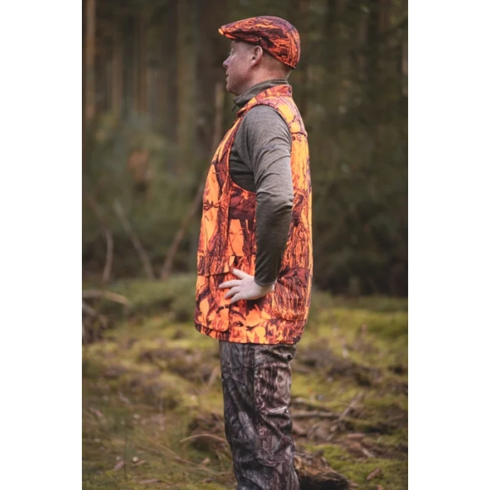 VIKINX Kamizelka Svend Pomarańczowy kamuflaż VX1005