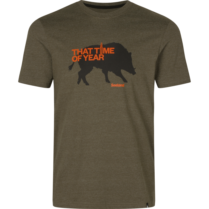 KOSZULKA SEELAND THAT TIME PINE GREEN MELANGE (40351001500)