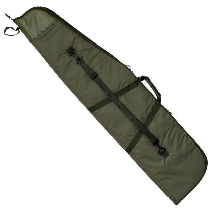 Pokrowiec ,futerał na broń myśliwską, długą, podwójny oliwka