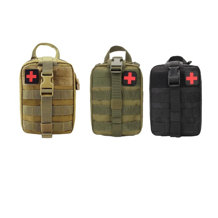 JB tactical - Apteczka taktyczna IFAK II NATO standard – zgodna z TCCC (17 elementów) - czarna
