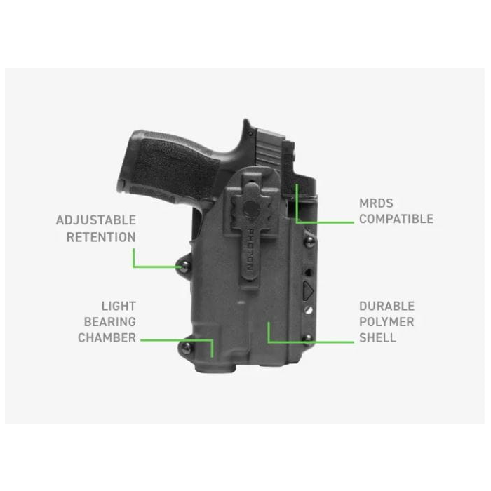 Kabura ALIEN GEAR PHOTON do Glock 19/45 z latarką