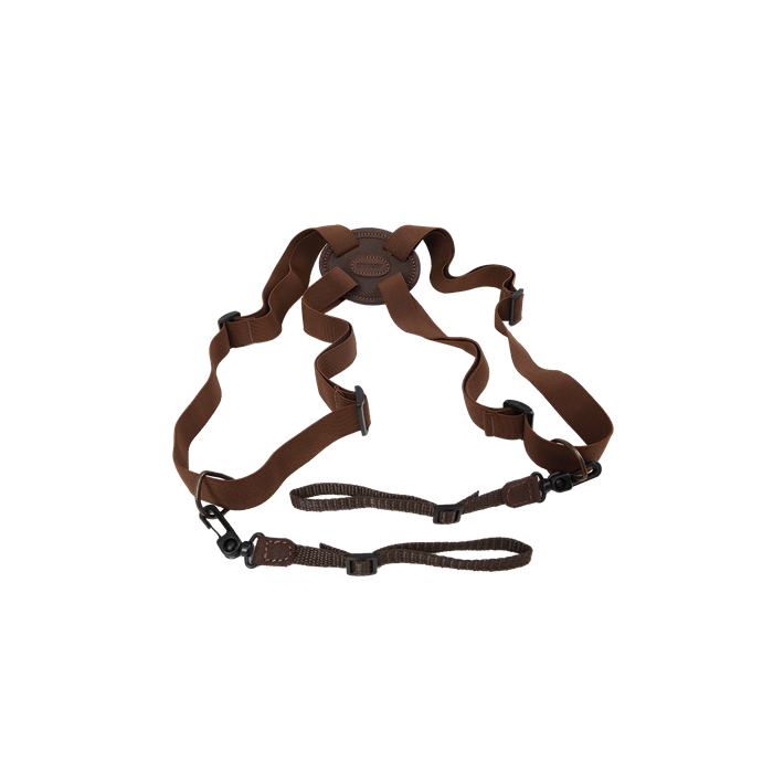 Szelki do lornetki FOREST brązowe 2Wolfs