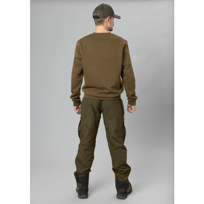 BLUZA SEELAND PULSE SWEATSIRT DARK OLIVE MELANGE 40353005600
