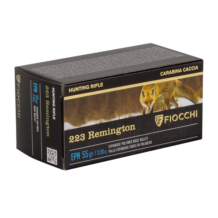 Amunicja kulowa Fiocchi .223 REMINGTON EPN 55 gr