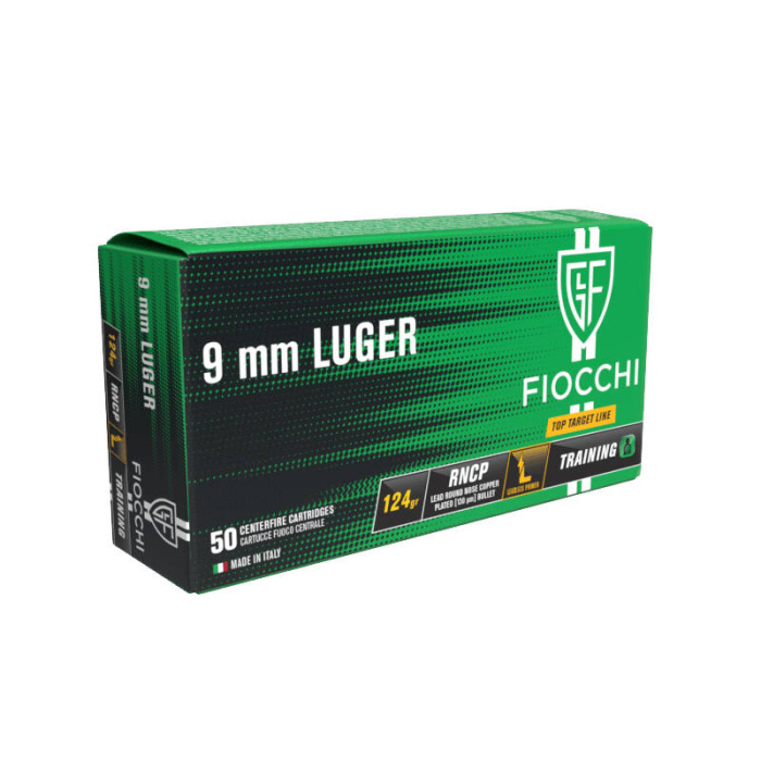 Amunicja Fiocchi 9mm Luger RNCP 124gr