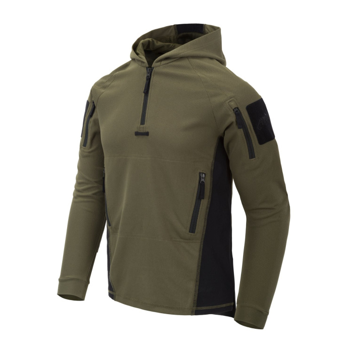 Bluza Helikon Range Hoodie Topcool Olive green/Black (BL-BRH-TC-0201A)