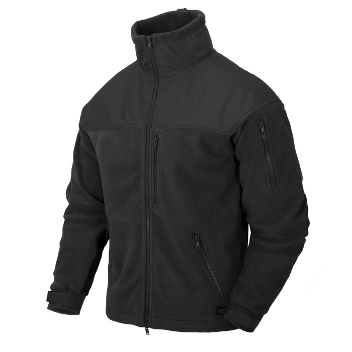 Bluza polarowa Helikon Classic Army Black (BL-CAF-FL-01)