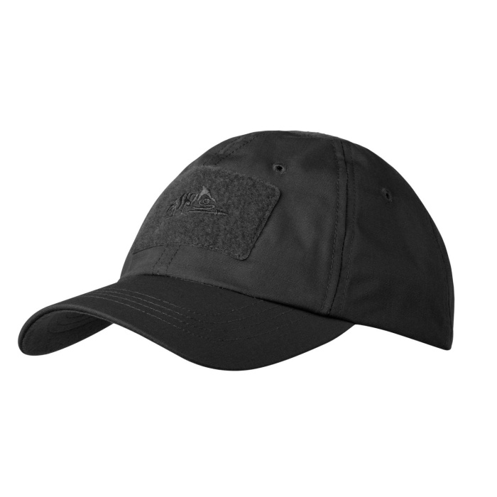 Czapka Helikon Baseball PolyCotton Ripstop Black (CZ-BBC-PR-01)