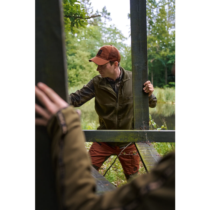 Kamizelka Harkila Fjell fleece Hunting green/Willow green (104300106)