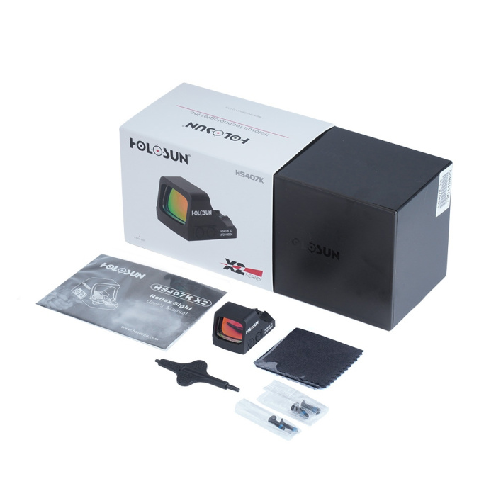 Holosun - Kolimator HS407K X2 Open Reflex Subcompact Pistol Sight - 6moa- 30137