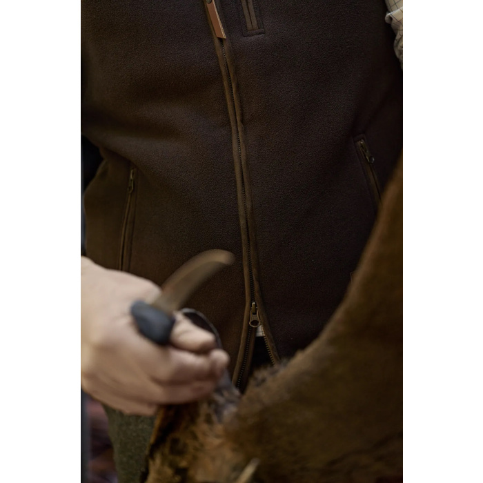 Kamizelka Harkila Sandhem Sherpa - Demitasse brown (105261016)