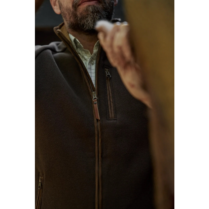 Kamizelka Harkila Sandhem Sherpa - Demitasse brown (105261016)