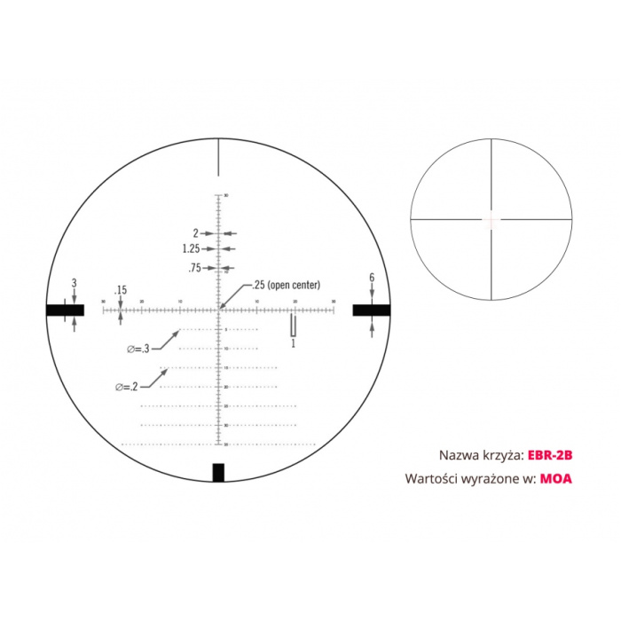 Luneta celownicza Vortex Diamondback Tactical 6-24x50 FFP 30 mm AO