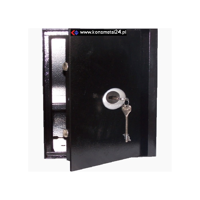 Sejf Konsmetal Koliber 35 Czarny, Klasa S1 - zamek kluczowy