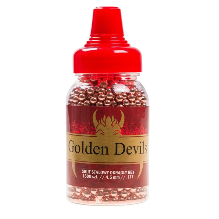 Śrut stalowy BB Golden Devils 4,5 mm 1500 szt.