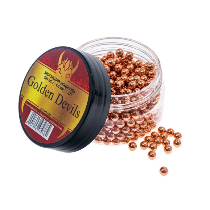 Śrut stalowy BB Golden Devils 4,5 mm 500 szt.