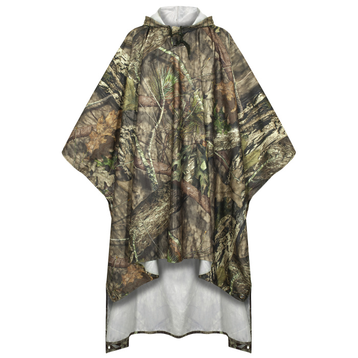 Myśliwska peleryna przeciwdeszczowa w kamuflażu (Ponczo)