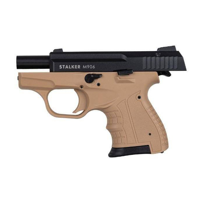 Pistolet alarmowy Stalker M906 kal. do 6 mm - Brązowy