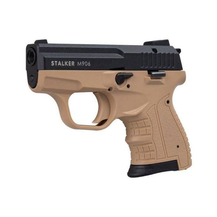 Pistolet alarmowy Stalker M906 kal. do 6 mm - Brązowy