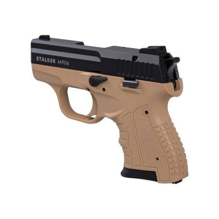 Pistolet alarmowy Stalker M906 kal. do 6 mm - Brązowy