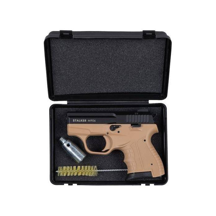 Pistolet alarmowy Stalker M906 kal. do 6 mm - Brązowy