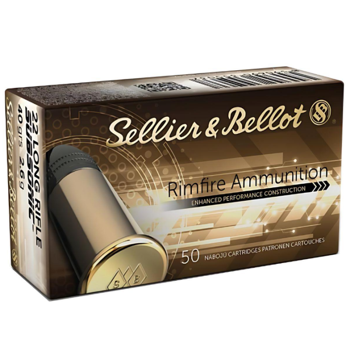 Amunicja S&B .22 LR Subsonic 2,6 g/40 gr.