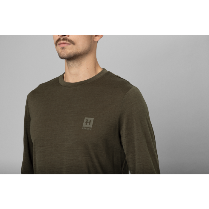 Koszulka Harkila -  Base All Season L/S Willow Green (103810029)