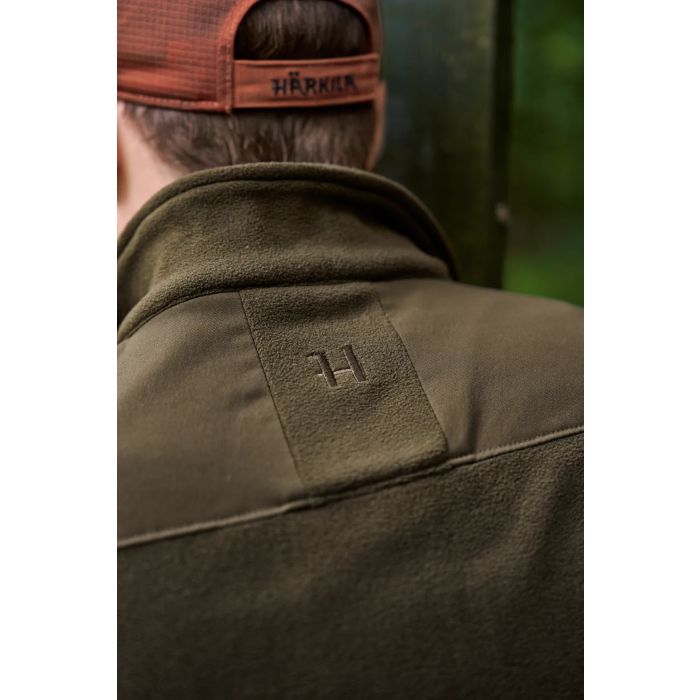 Kamizelka Harkila Fjell fleece Hunting green/Willow green (104300106)