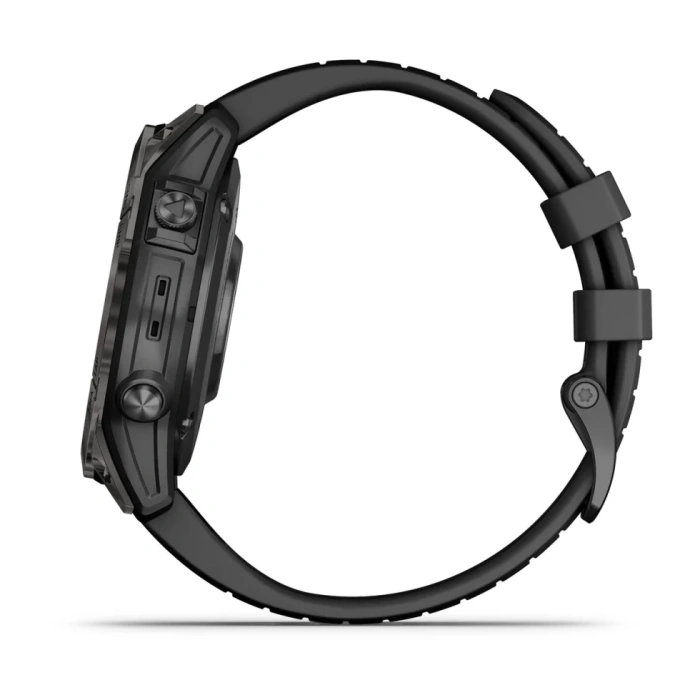 Garmin Epix Pro (Gen 2) - Sapphire Edition 47 mm - Szary tytanowy z powłoką węglową (DLC) i z czarnym paskiem [010-02803-11]