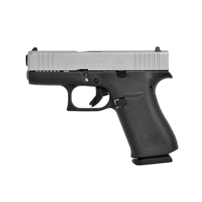 Pistolet Glock 43X Silver, kal. 9mm
