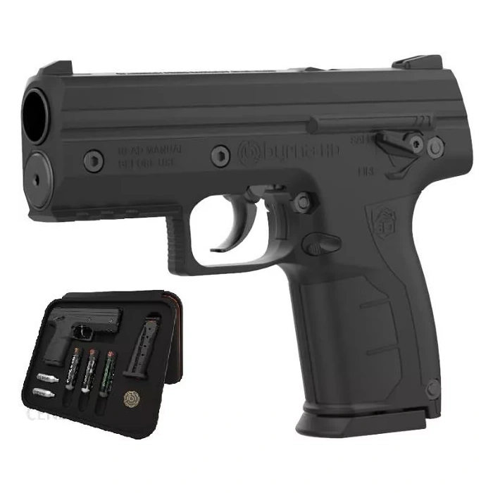 Pistolet na kule gumowe i pieprzowe Byrna SD BLACK KAL.68 CO2-8G ZESTAW