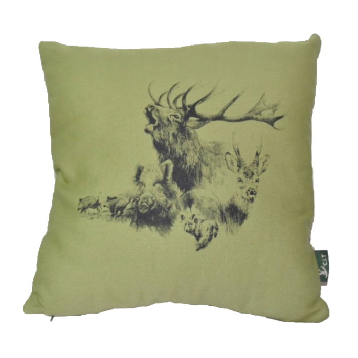 Poduszka 40x40 -jeleń-1 ( z wypełnieniem)