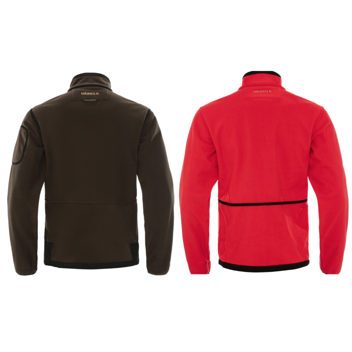 Harkila Kamko Fleece brązowy/czerwony GORE-TEX WINDSTOPPER 130100146