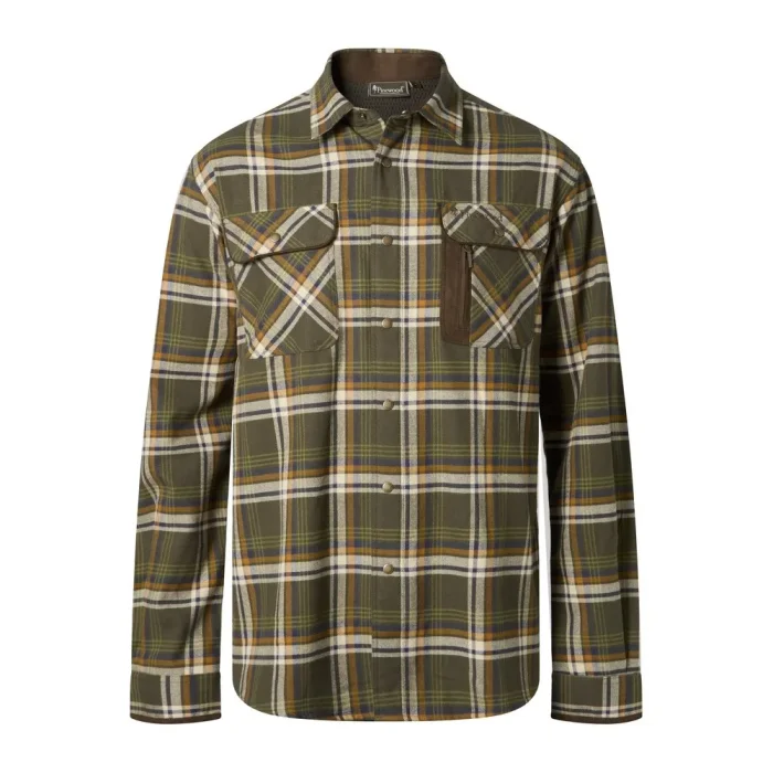 Koszula męska PINEWOOD Cornwall - Mossgreen/L.Khaki 9435 (764)