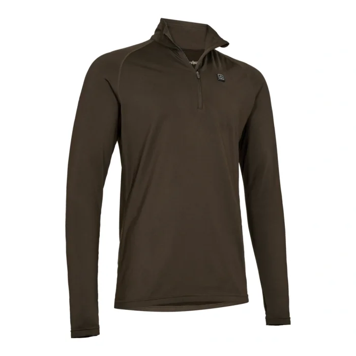 Koszulka termoaktywna podgrzewana DEERHUNTER Heat Game 1/2-Zip - Wood  (7722-585)