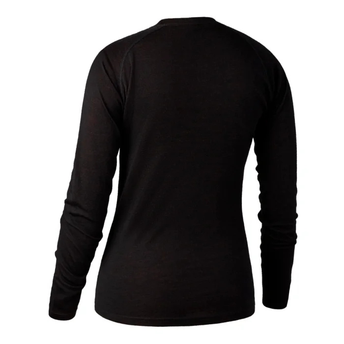 Koszulka Termoaktywna DEERHUNTER Lady Quinn Merino 1/2-zip Black Oak (7078-992)